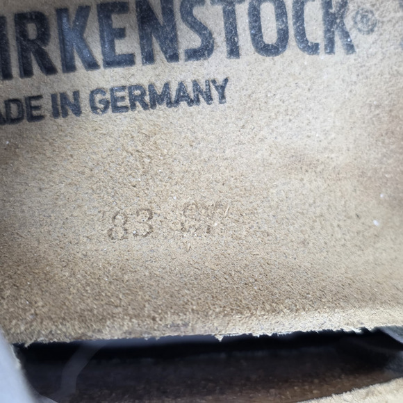 Birkenstock Mayari Stone Gray Birko-Flor Slide Sandals Sz 39 EU/ Wmns 8.5 US - Picture 10 of 10